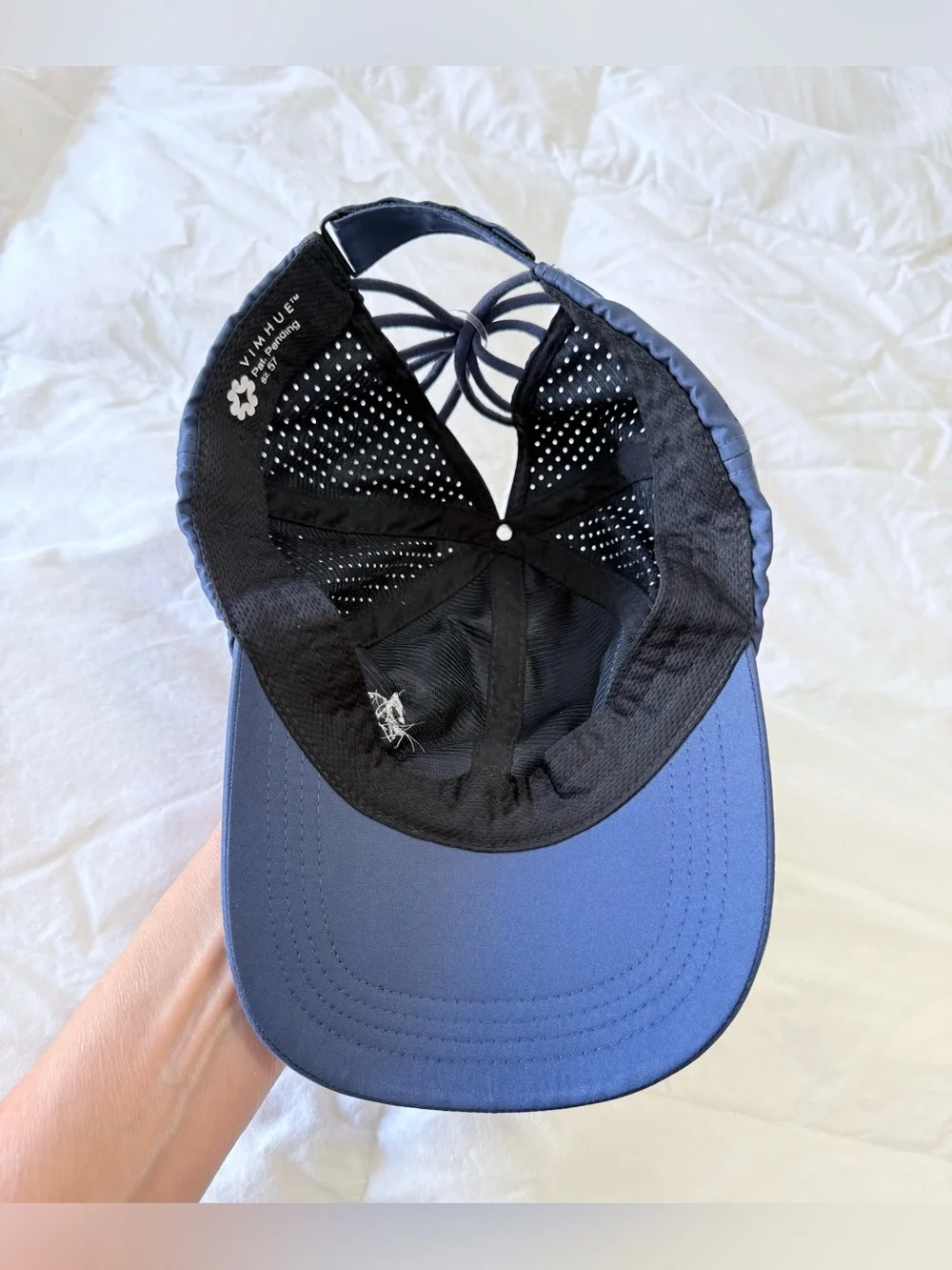 Vimhue Women's 57 | Blue Sun Goddess Style Ponytail Cap | Saratoga National Golf